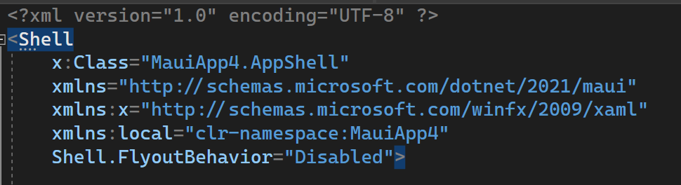 AppShell tag